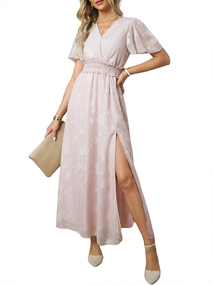 Dress Casual Summer V Neck