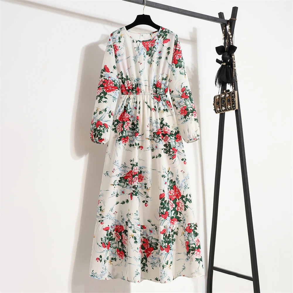 Spring Summer Women Maxi Dresses Casual