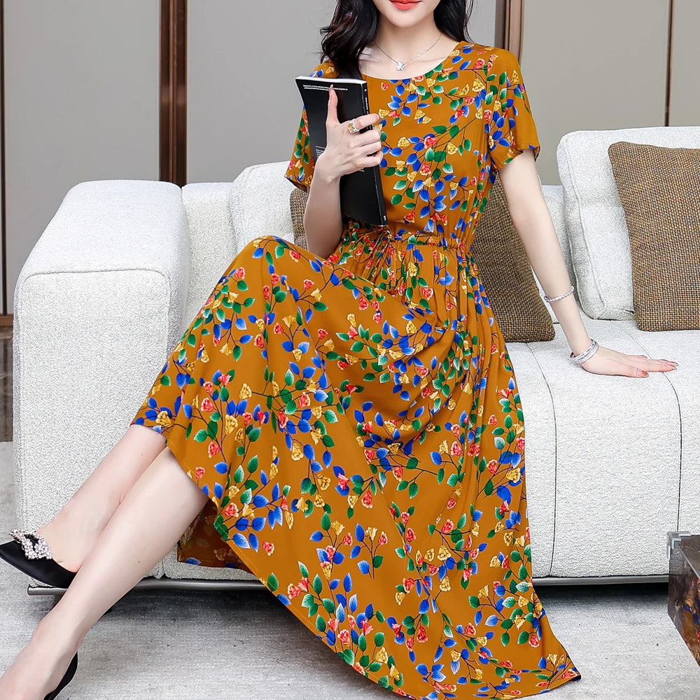 Women Short sleeve plus size Dress
