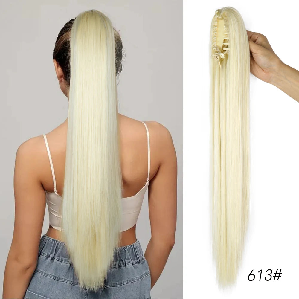 Alileader Claw Clip Ponytail Extension For Women