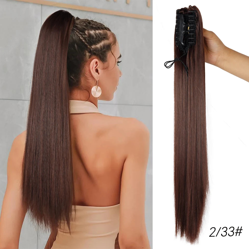 Alileader Claw Clip Ponytail Extension For Women