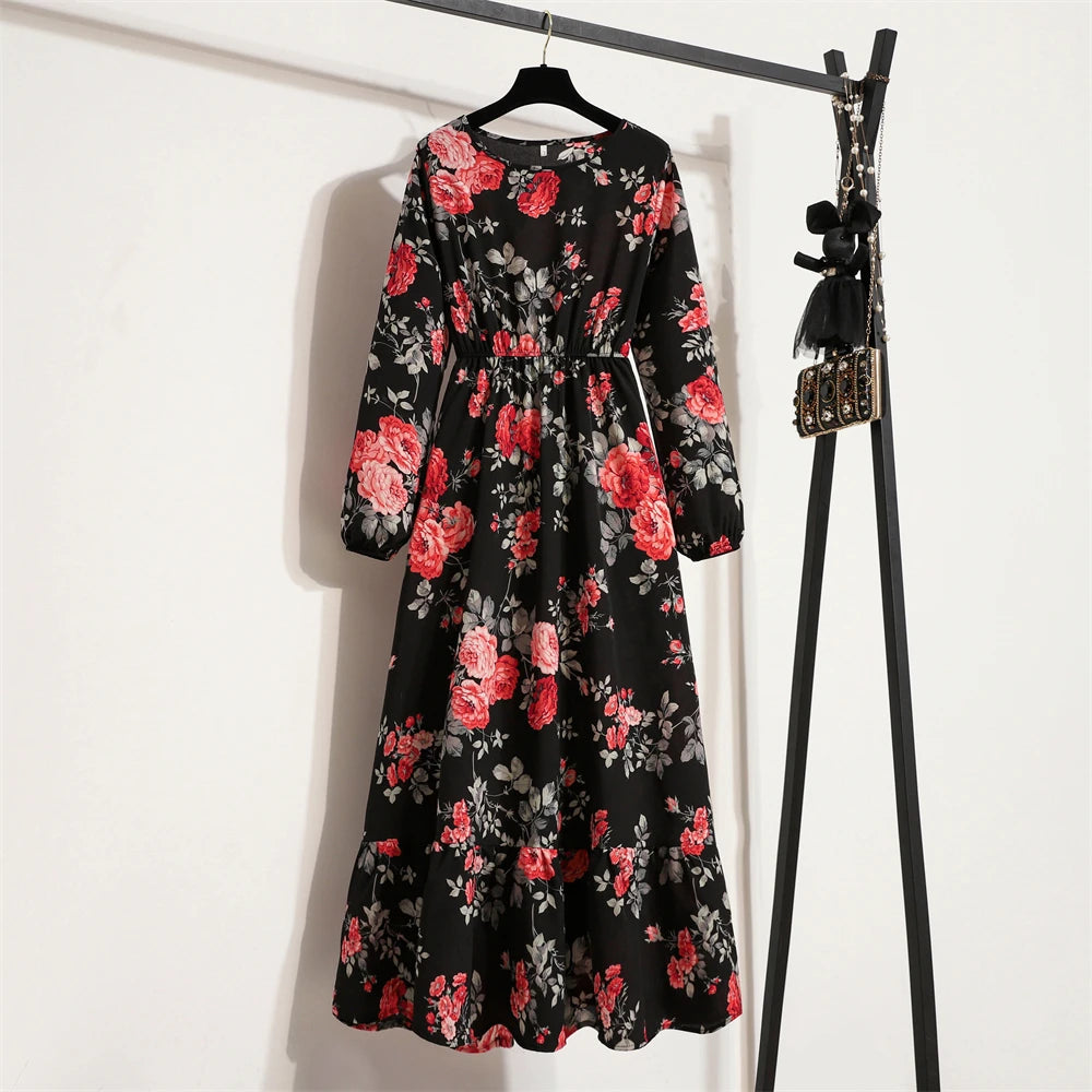 Spring Summer Women Maxi Dresses Casual