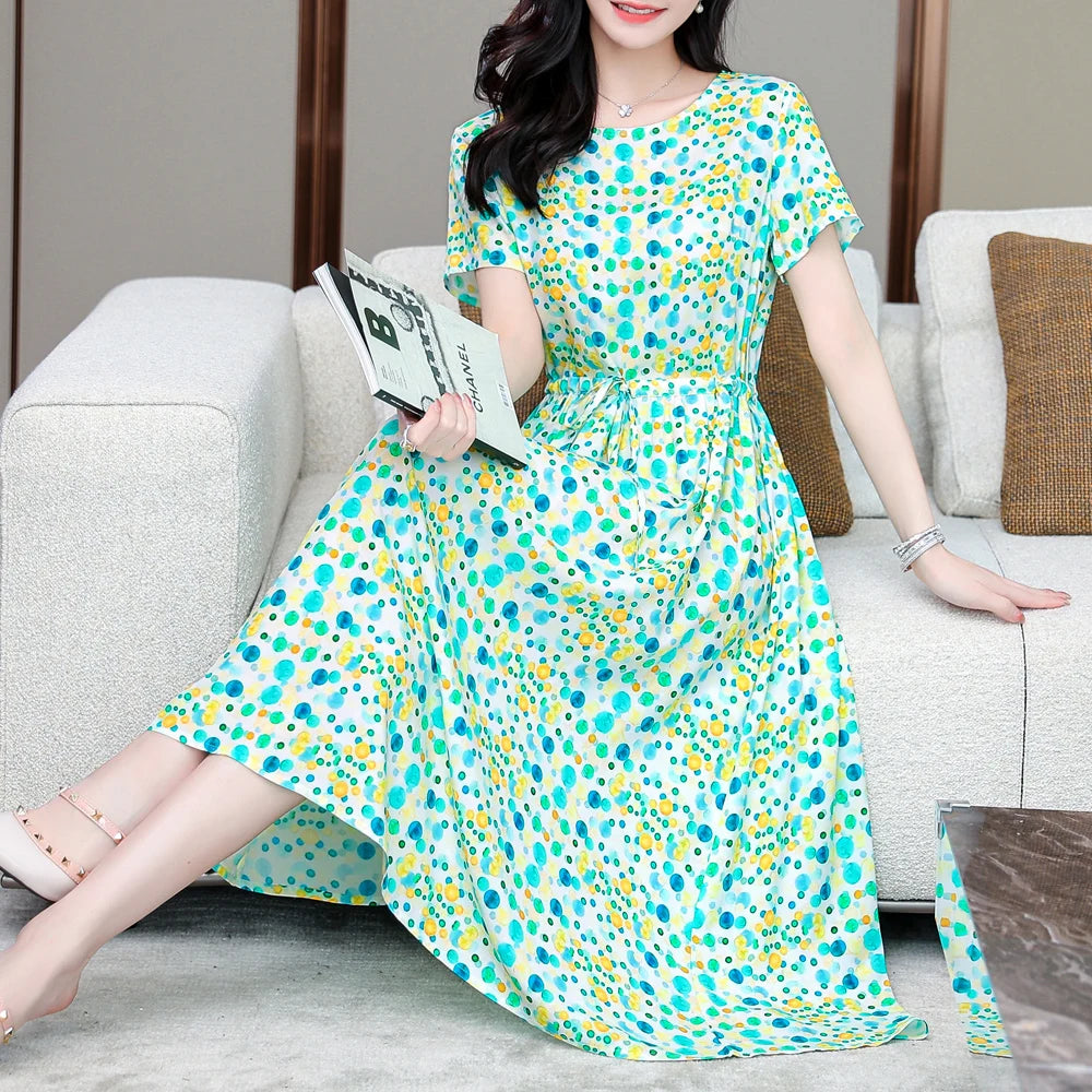 Women Short sleeve plus size Dress