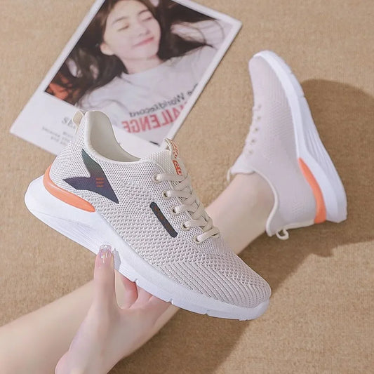 Running Shoes Lace Up Sneakers Lightweight Female Casual Shoes