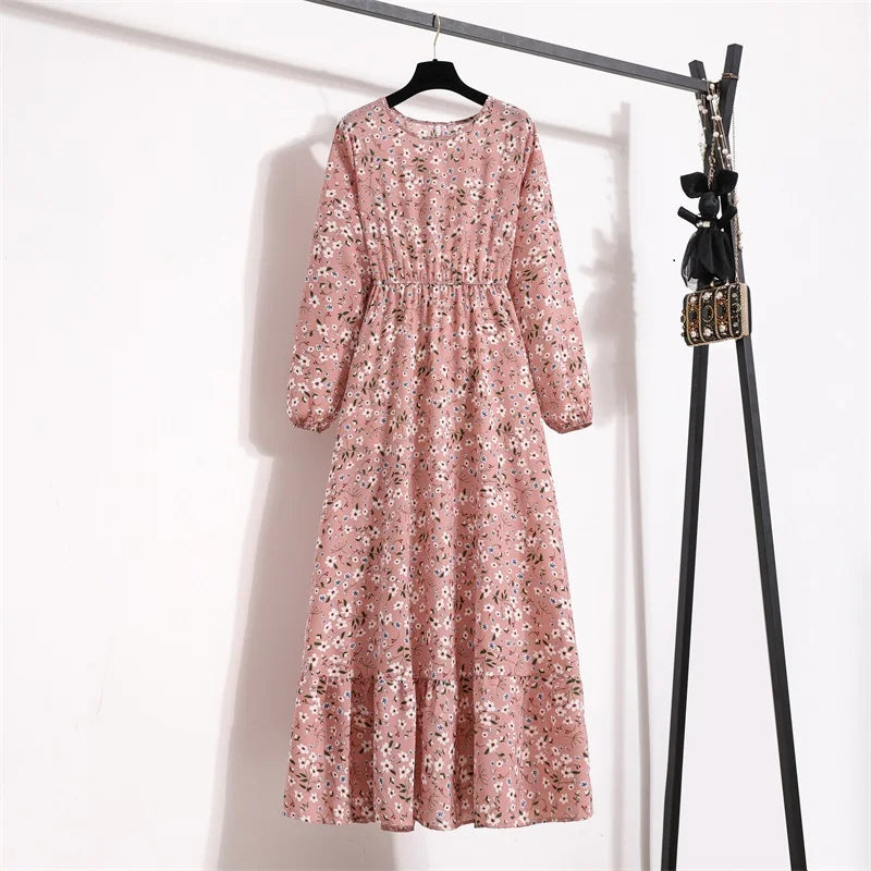 Spring Summer Women Maxi Dresses Casual