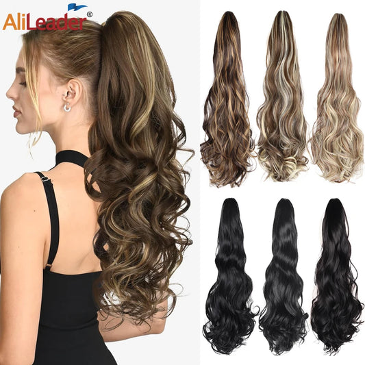 Alileader Claw Clip Ponytail Extension For Women