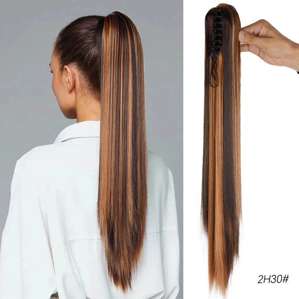 Alileader Claw Clip Ponytail Extension For Women