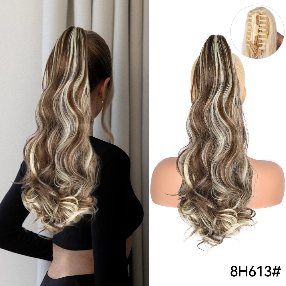 Alileader Claw Clip Ponytail Extension For Women