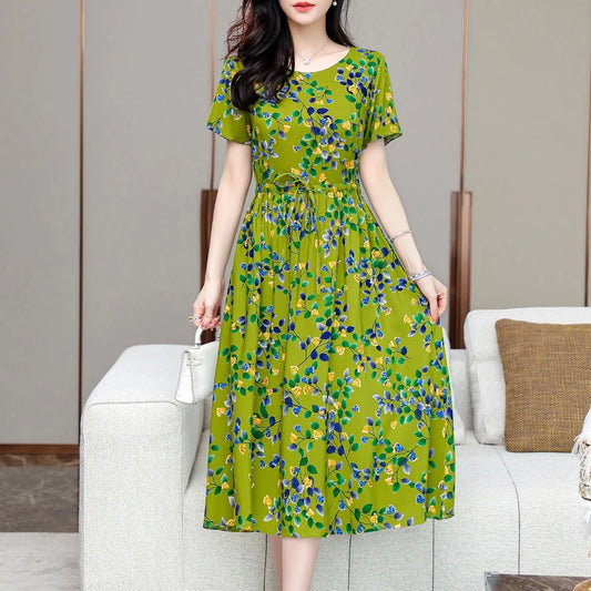 Women Short sleeve plus size Dress