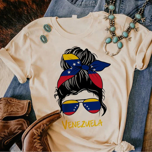 Venezuela Tshirt Women Summer T-shirts