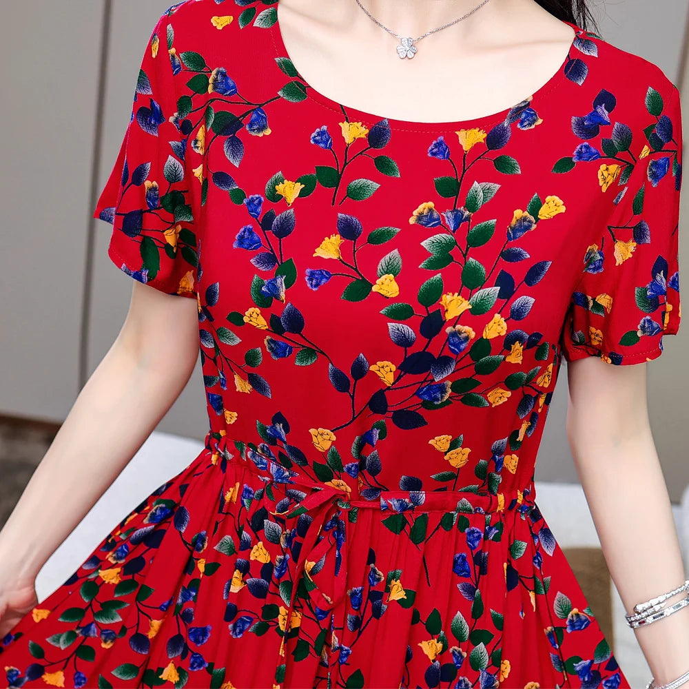 Women Short sleeve plus size Dress