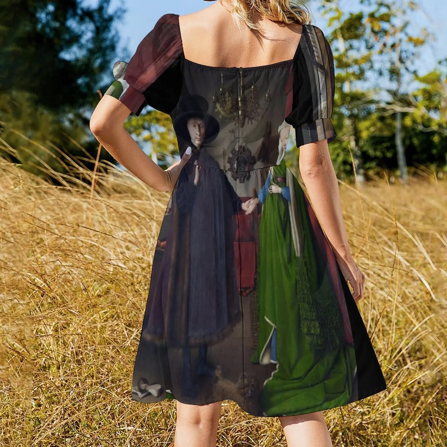 Jan van Eyck Short Sleeved Dress