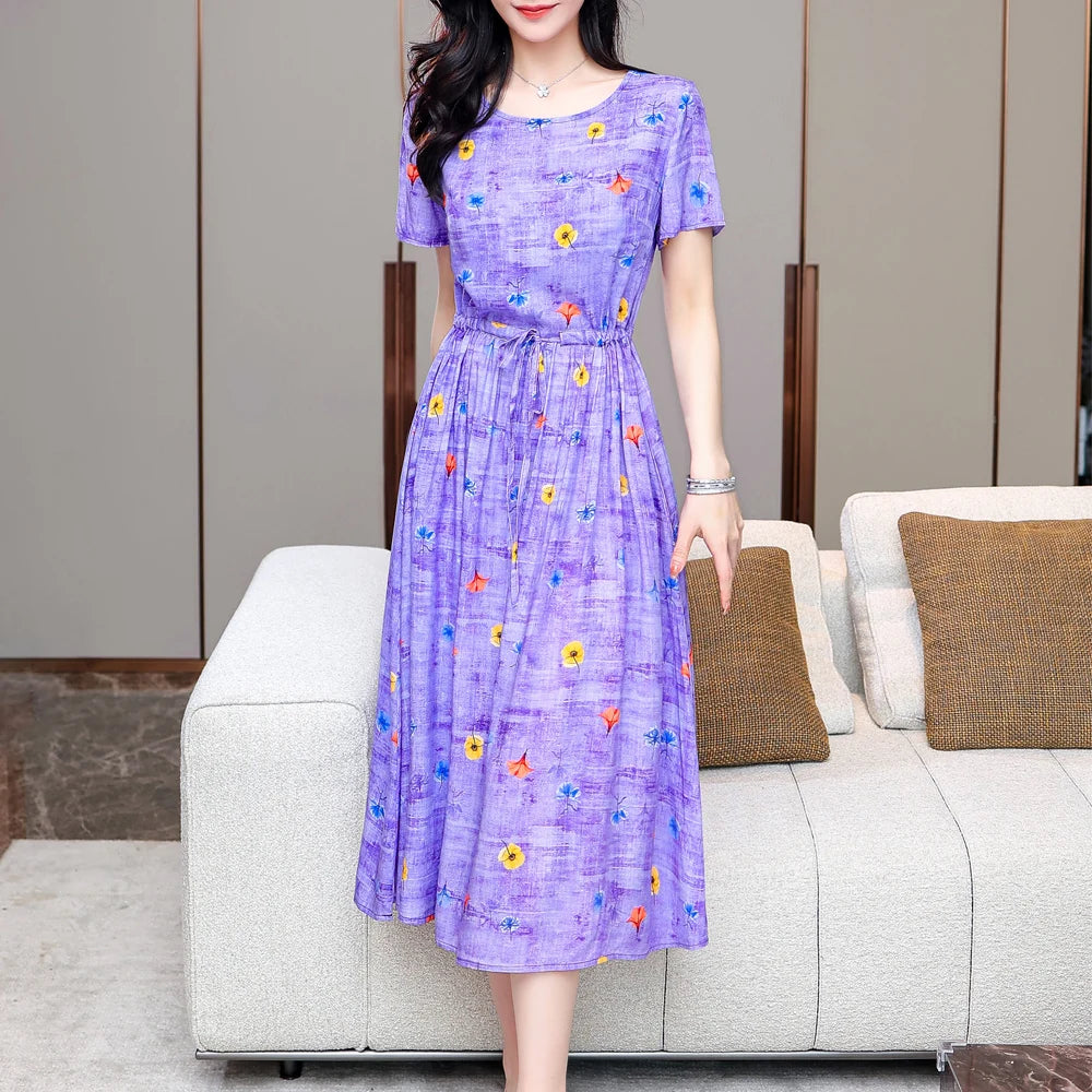 Women Short sleeve plus size Dress