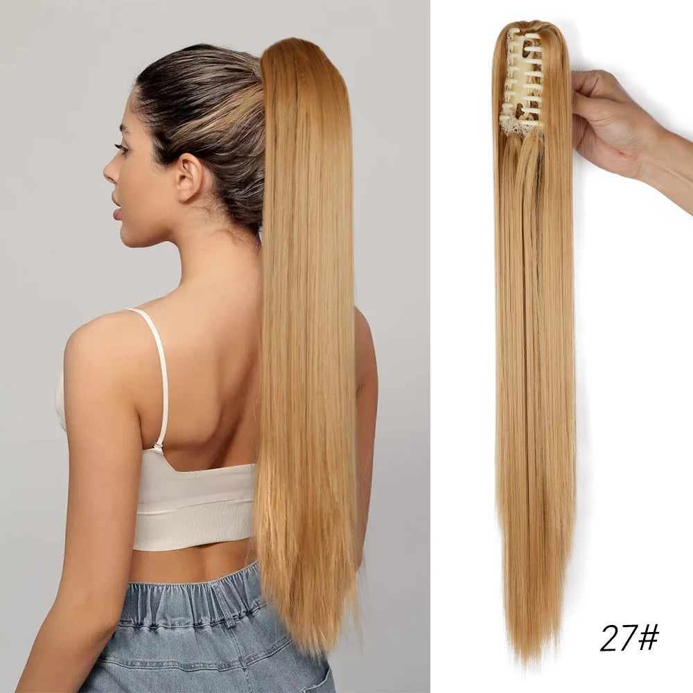 Alileader Claw Clip Ponytail Extension For Women