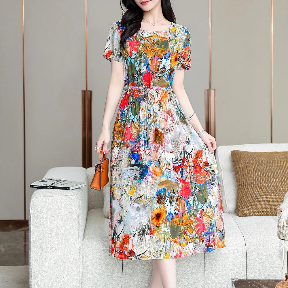 Women Short sleeve plus size Dress