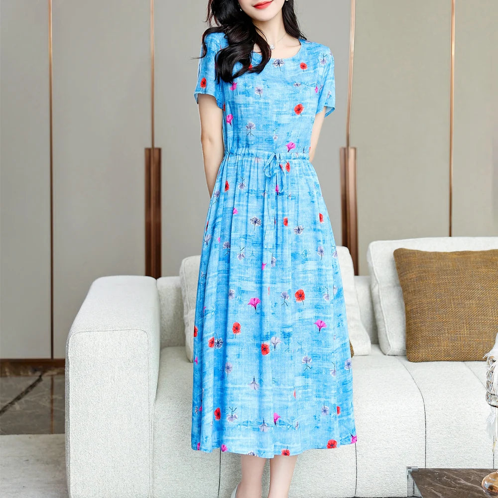 Women Short sleeve plus size Dress