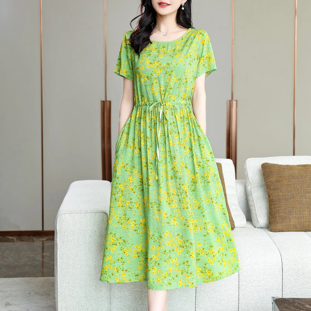 Women Short sleeve plus size Dress