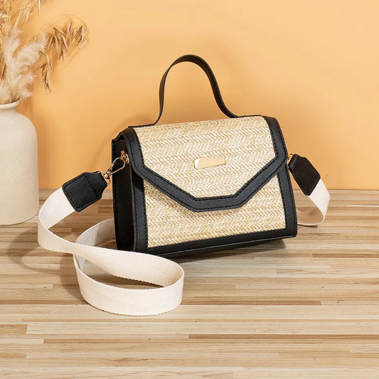 Straw Woven Handbag, Trendy and Fashionable,