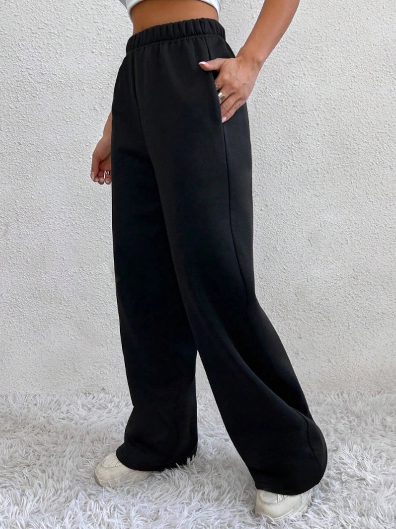 Autumn And Winter Women's Warm Pants Fleece