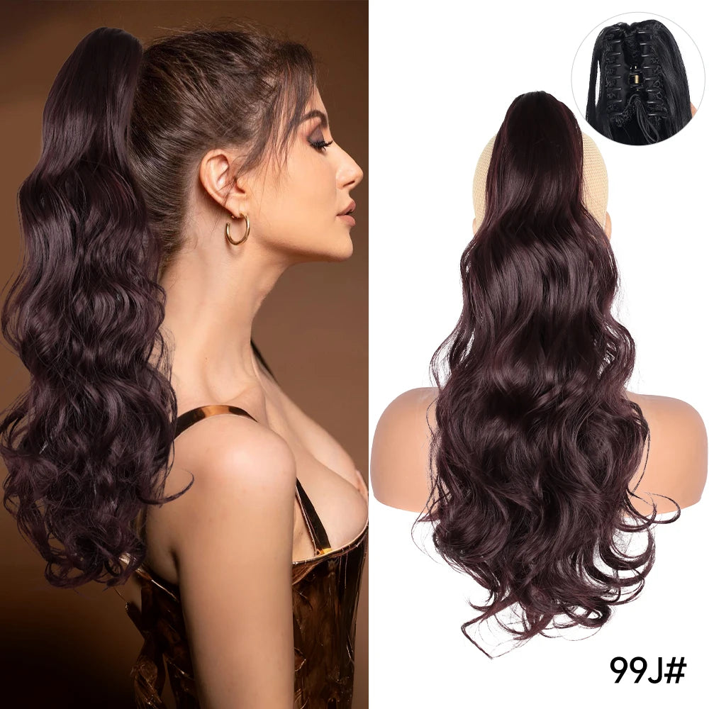 Alileader Claw Clip Ponytail Extension For Women