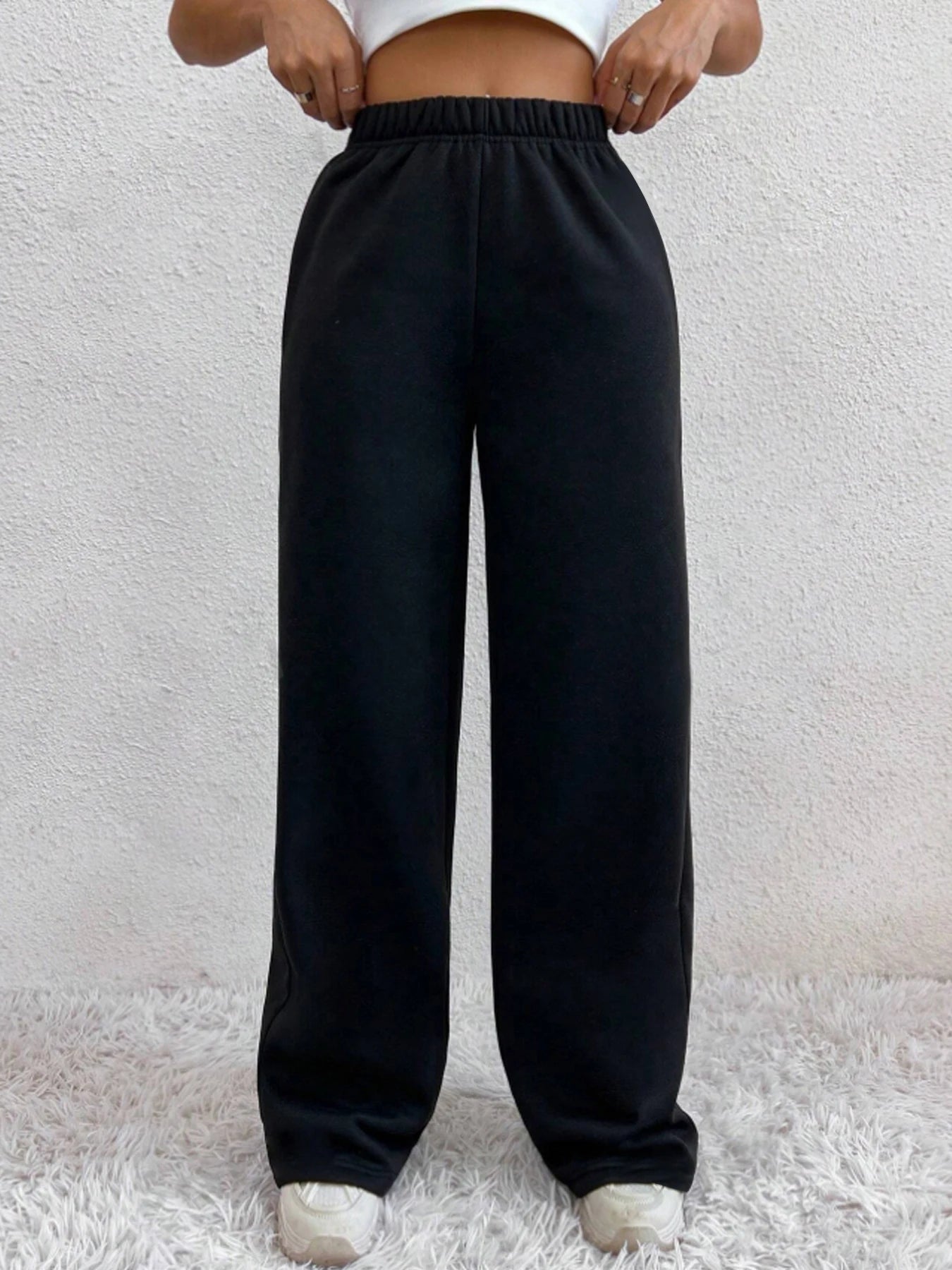 Autumn And Winter Women's Warm Pants Fleece