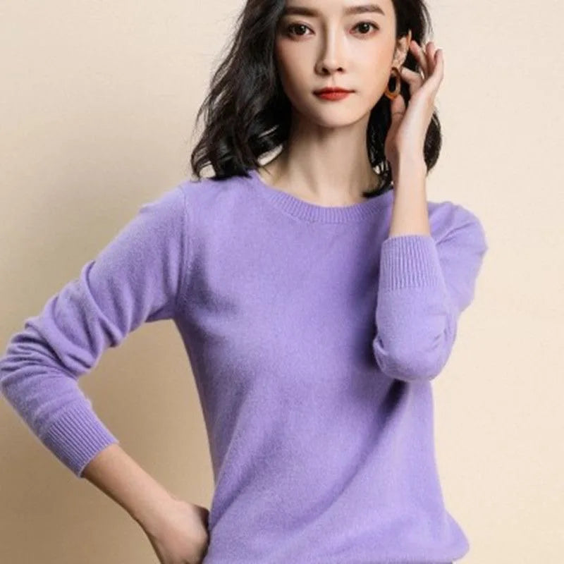 Women Sweater O-neck