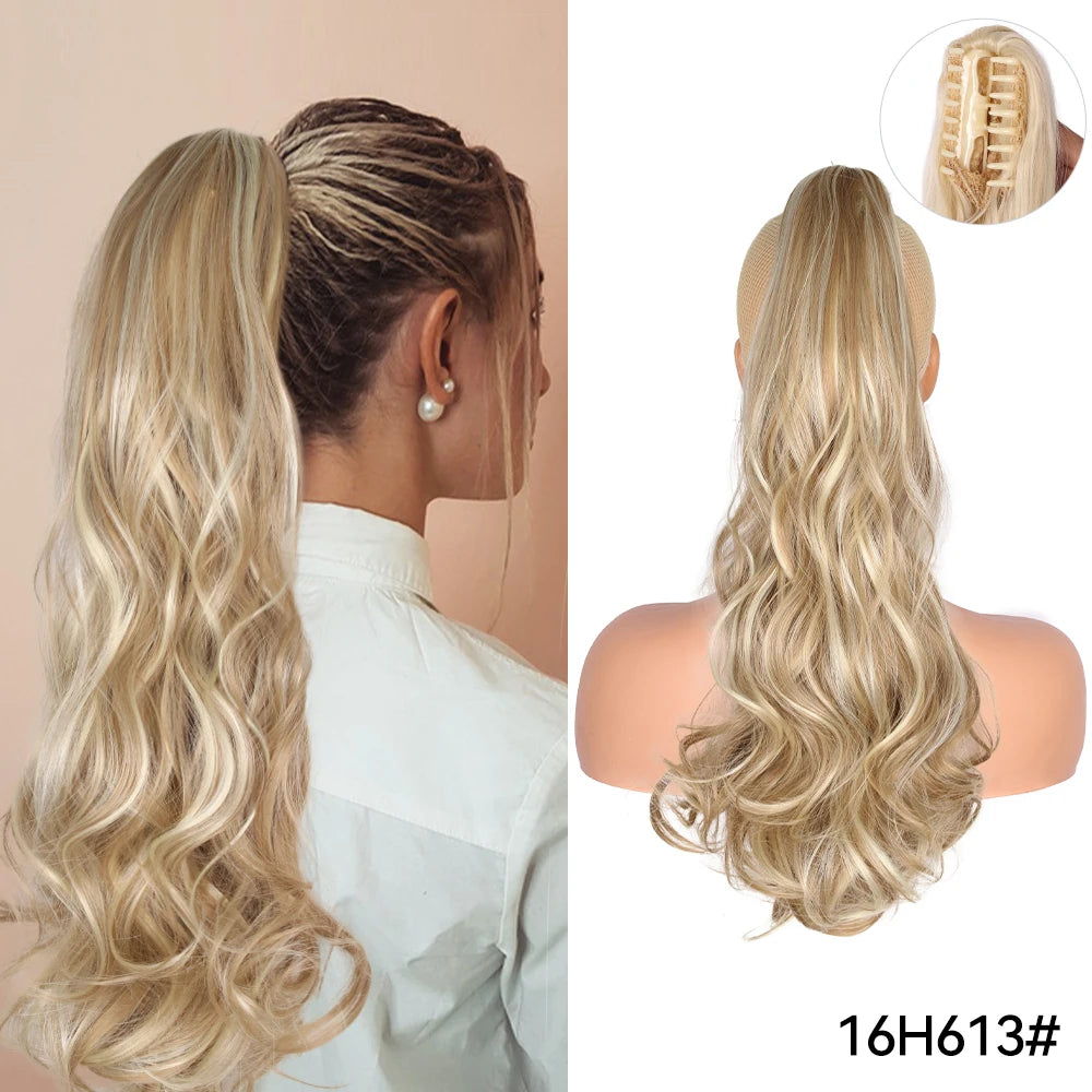 Alileader Claw Clip Ponytail Extension For Women