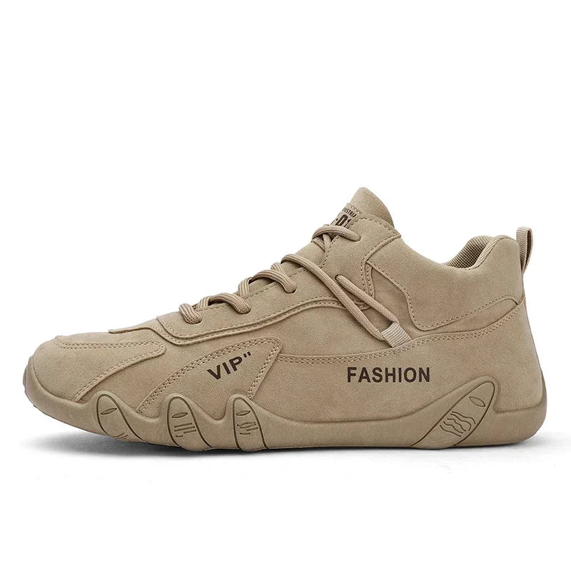 Leather Ankle Boots for Men Waterproof Sneakers
