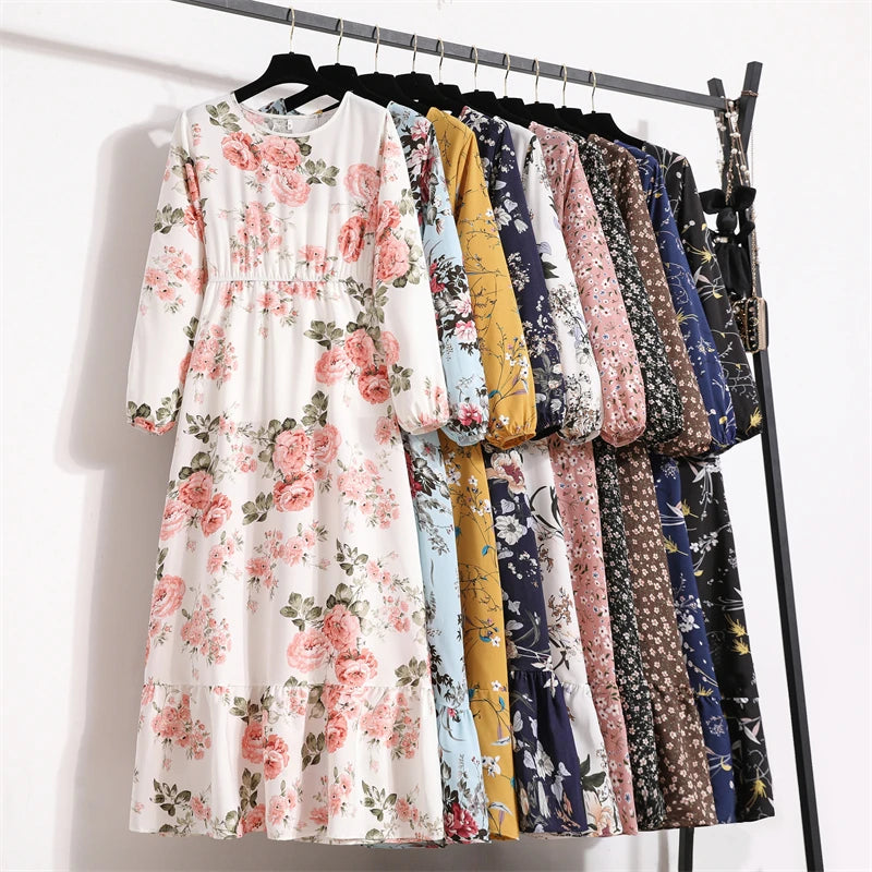 Spring Summer Women Maxi Dresses Casual