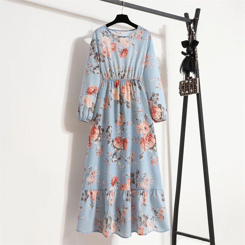 Spring Summer Women Maxi Dresses Casual